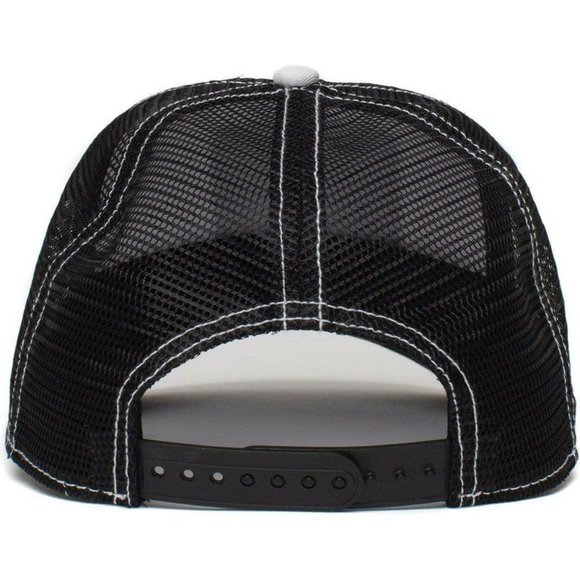 Goorin Bros The Farm Trucker Hat Collection Zebra Extreme Black White - Picture 4 of 5